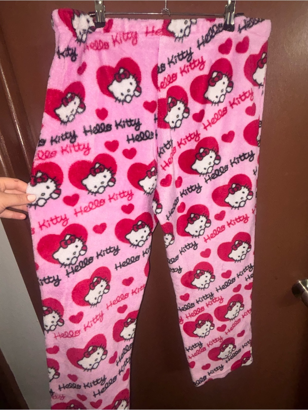 Hello Kitty Pink Hearts women’s Pajama Pants - Picture 3 of 3